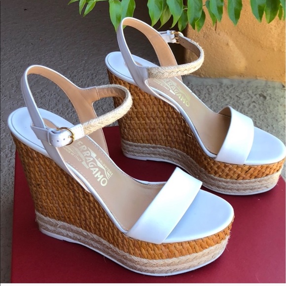 Salvatore Ferragamo Shoes - Salvatore Ferragamo Marlene Wedges - 6.5